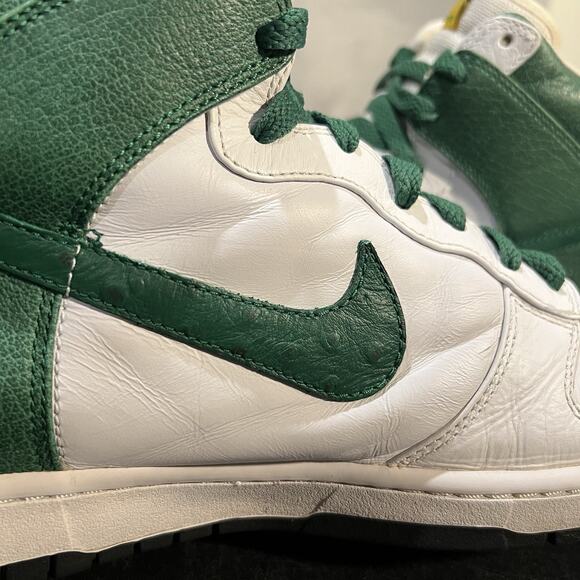 Nike Dunk Premium High Mens 12 White Pine Green 317891-131 Athletic Sneakers main image 11